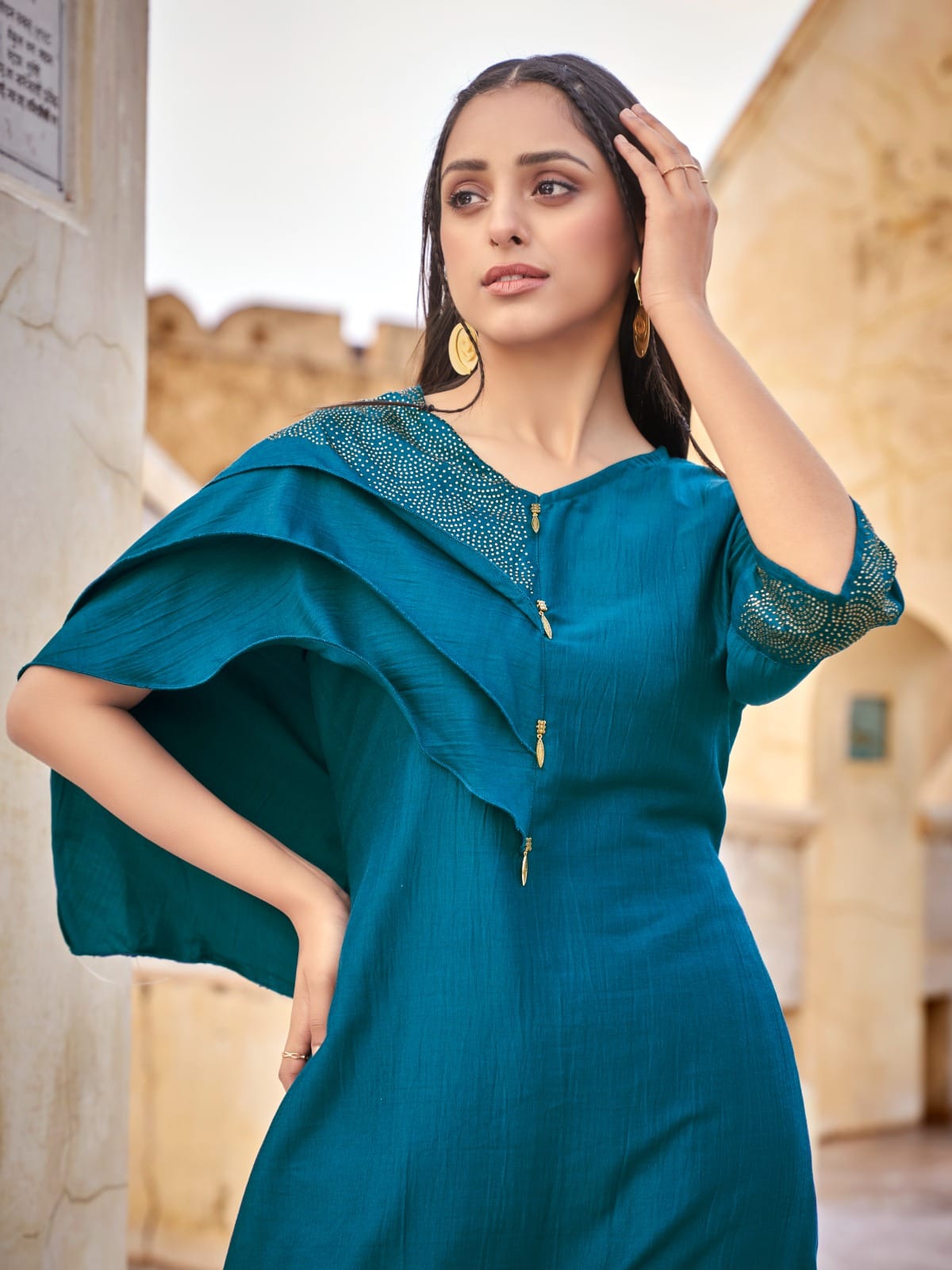 Wanna Bliss Cord Designer Wholesale Party Wear Kurtis With Bottom